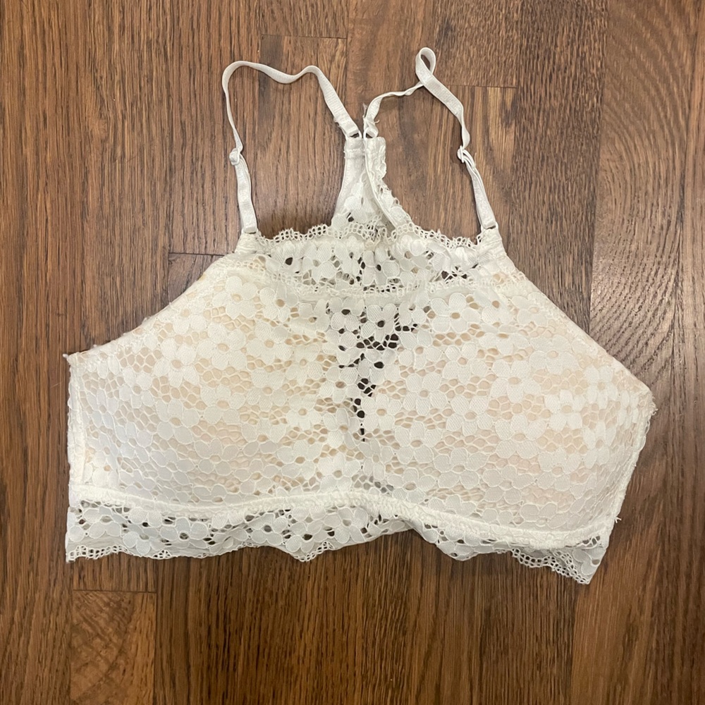 White bralette